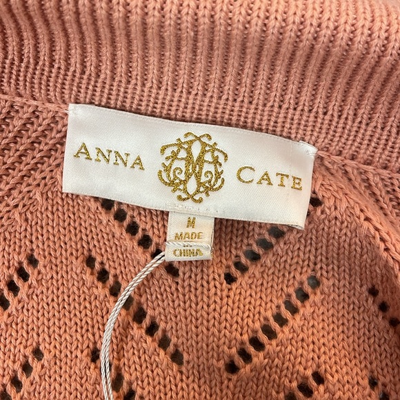 Women’s Anna Cate LS Sweater. Peach. Size Medium. NWT - Picture 6 of 8